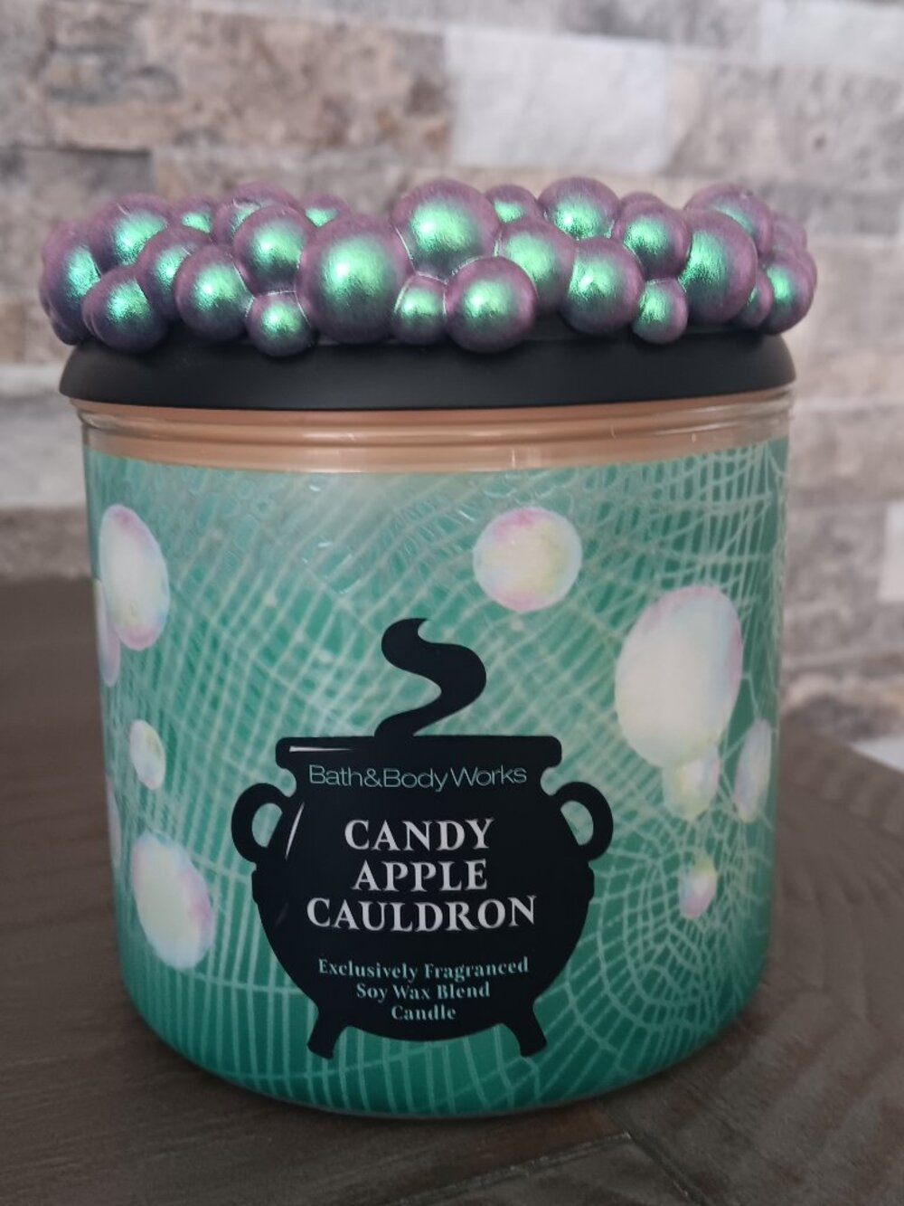 Candy Apple Cauldron 3-wick Candle